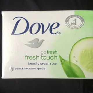 Dove Cream Bar Fresh Touch carton 135g — photo 6
