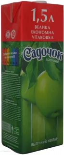 Sadochok Clarified Apple Nectar 1.5L — photo 3