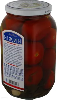 Nyzhyn Marinated Tomatoes Glass Jar 920g — photo 3