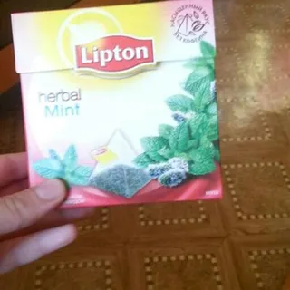 Lipton Herbal Mint Black Tea 1.1g x 20 pcs — photo 2