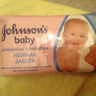Johnson's Baby Wipes Gentle Care 64 pcs — photo 2