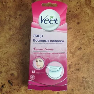 Воскові смужки Veet Easy Gelwax для чутливої шкіри обличчя, 20 шт — фото 4