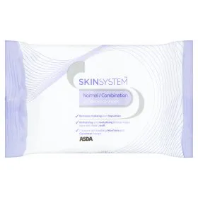 Вологі серветки Asda Skin System для нормальної/комбінованої шкіри
