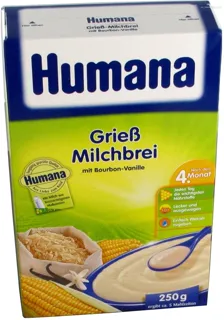 Каша Humana молочна кукурудзяно-рисова з ваніллю 250 г х5 — фото 3
