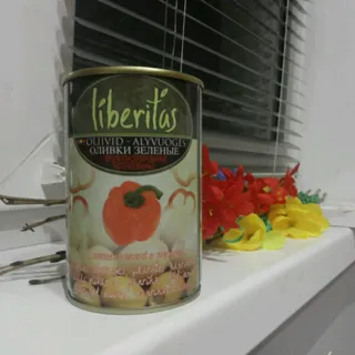 Liberitas Green Olives with Pepper 300g x24 — photo 6