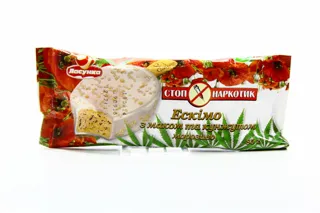 Lasunka Eskimo Stop Drug Ice Cream with Poppy and Sesame in Milk Glaze 85g — photo 5