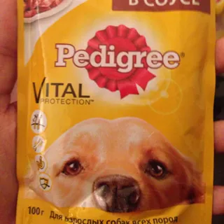 Dog food beef/rabbit Pedigree 100g — photo 3