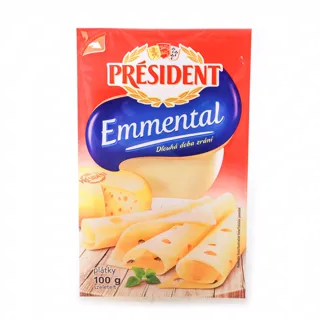 President Emmental Cheese 45% 100g sliced x20 — photo 4