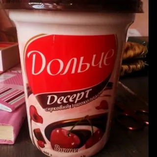 Dolche Cherry Chocolate Curd Dessert 4% 400g — photo 9