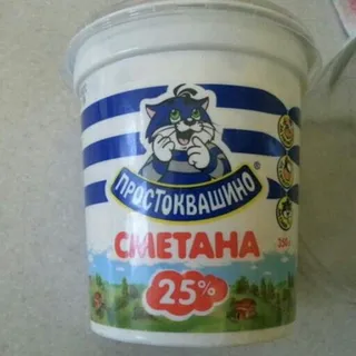 Prostokvashyno Sour Cream 25% 350g x12 — photo 3