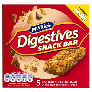 McVities 5 діджестивів бар Фундук і молочний шоколад — фото 3