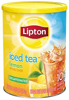 Lipton Iced Tea Mix, Decaf Lemon Sweetened 10 Qt — photo 10