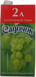 Sadochok Clarified Apple-Grape Nectar 2L — photo 3