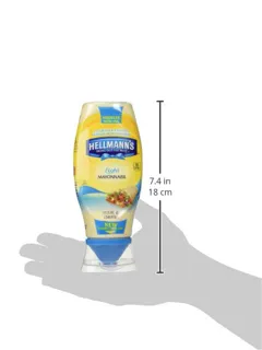 Hellmanns Light Mayonnaise, Squeeze 11.5 oz — photo 6