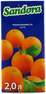 Sandora Orange Juice Tetra Pak 2L — photo 5