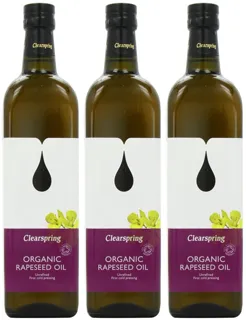 (3 packs) - Clearspring - Organic Rapeseed Oil | 1000ml | 3 PACK — photo 4