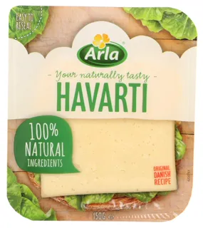 Arla Havarti Cheese 60% 150g Denmark sliced x8 — photo 2
