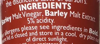 Wine vinegar Sarsons Maltese 250ml — photo 9
