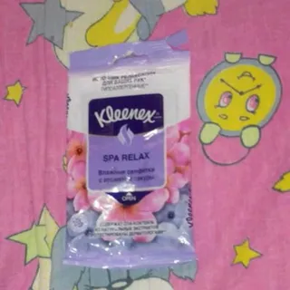 Kleenex Spa Relax Wet Wipes with Fragrance 10pcs — photo 4