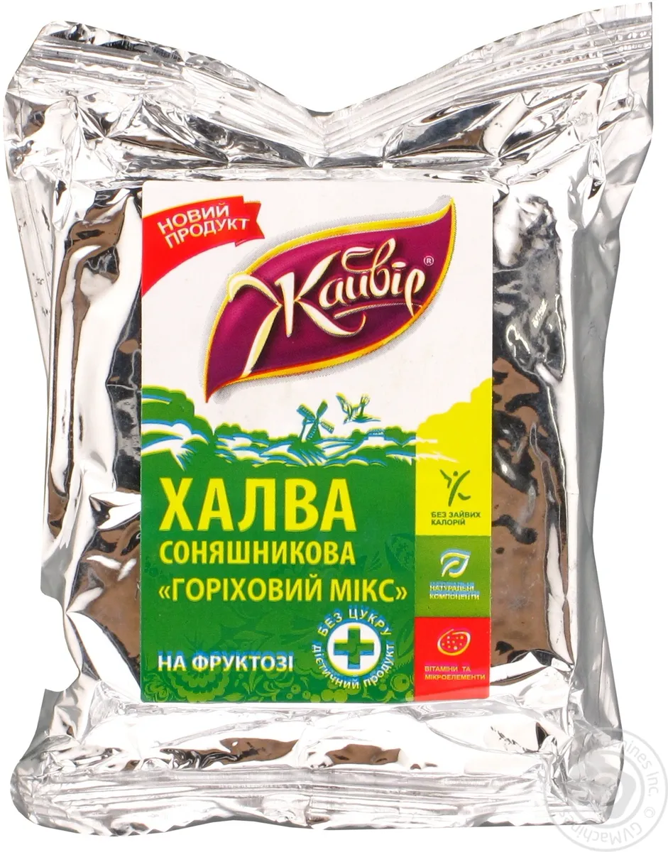 Халва Жайвір Горіховий мікс на фруктозі 160г