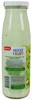 Premialle MaxiFruit Kiwi Gooseberry Yogurt 1.2% 340g Glass Bottle — photo 3