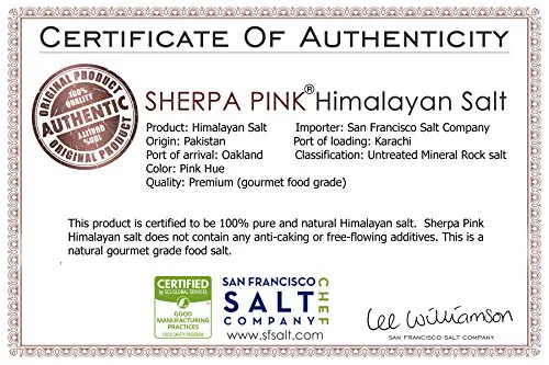 Sherpa Pink вишукана гімалайська сіль, 5 фунтів, дрібнозерниста