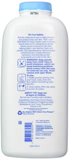 Johnsons Baby Powder Pure Cornstarch with Aloe and Vitamin E, 22 Ounce (Pack of 2) — photo 4