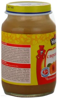 HAMÉ S.r.o. Peach Puree for Children from 5 Months Glass Jar 190g — photo 4