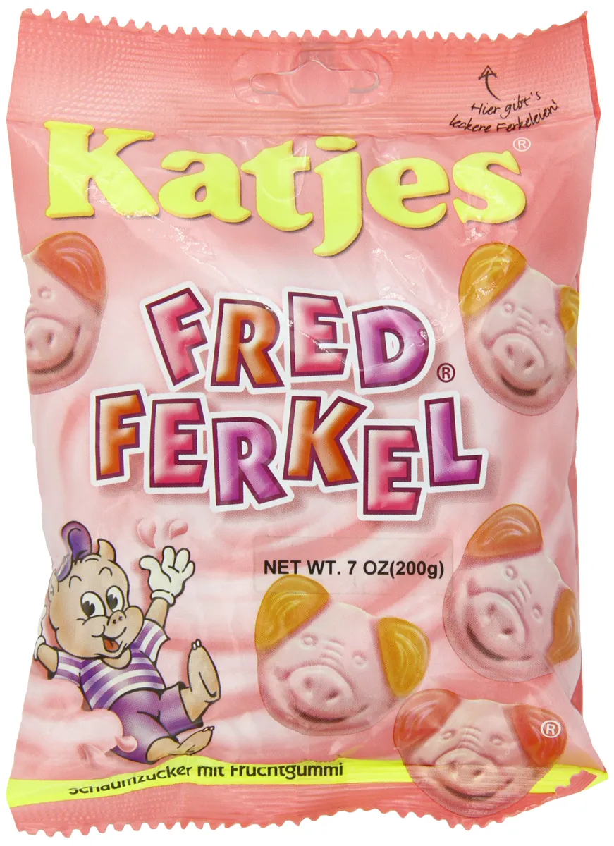Katjes Цукерки Fred Ferkel, 7 унцій