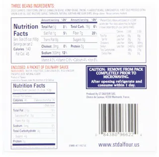St. Dalfour On The Go, Ready to Eat Three Bean with Corn, 6.2 oz Cans (6 Pack) — photo 9
