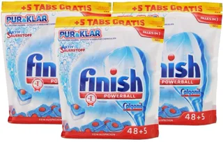 (3 x 53 pcs) Max Powerball Nutrition and Clean Calgonit All-in-One Dishwasher Tablets — photo 3