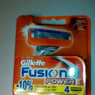 Gillette Fusion Power Men's Replacement Cartridge 4 pcs — photo 4