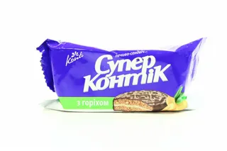 Konti Super-kontik Nut Cookies in Milk Glaze 100g pack — photo 6