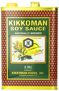 Kikkoman Soy Sauce, 1 Gallon Can — photo 4