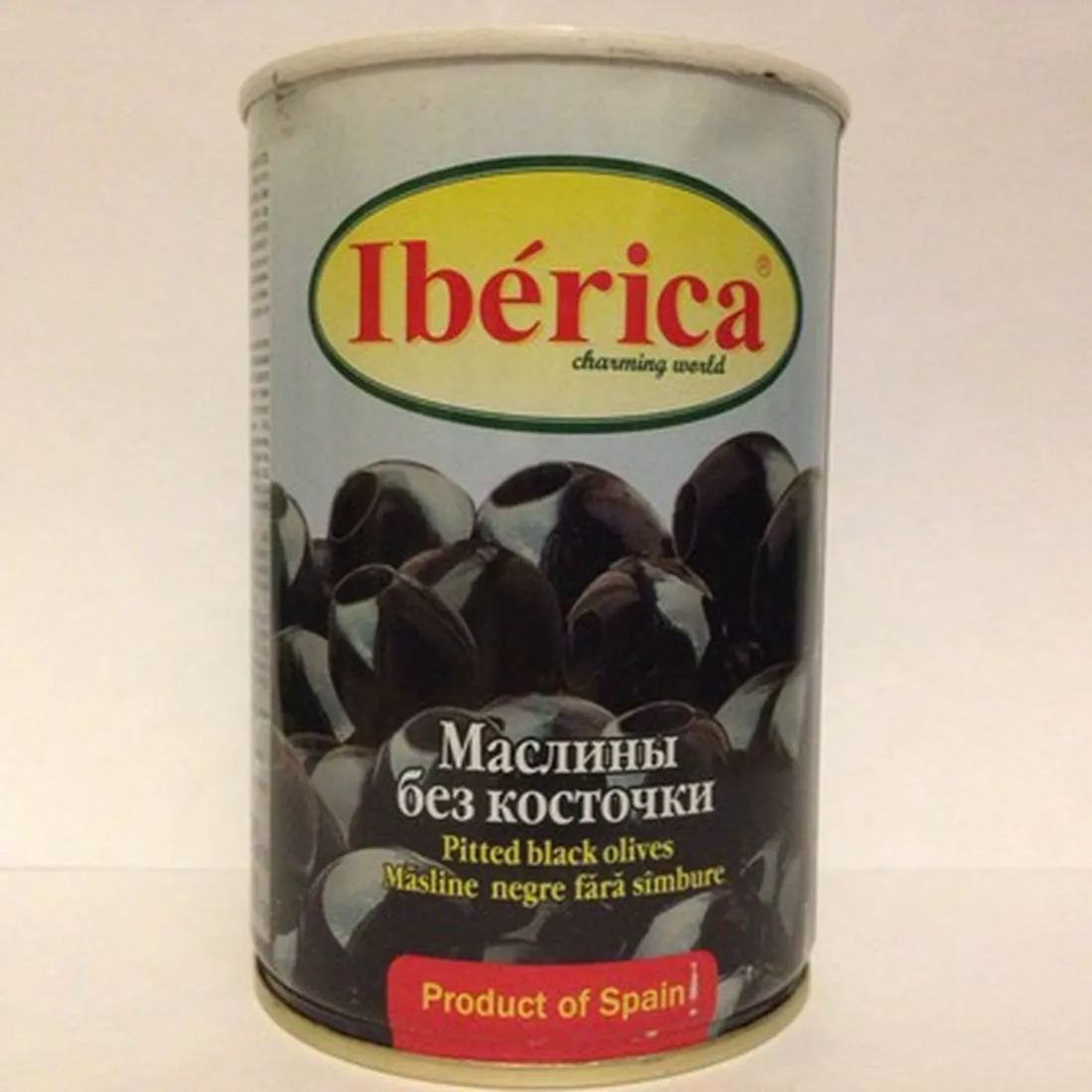 Iberica large pitted olives tin 420g