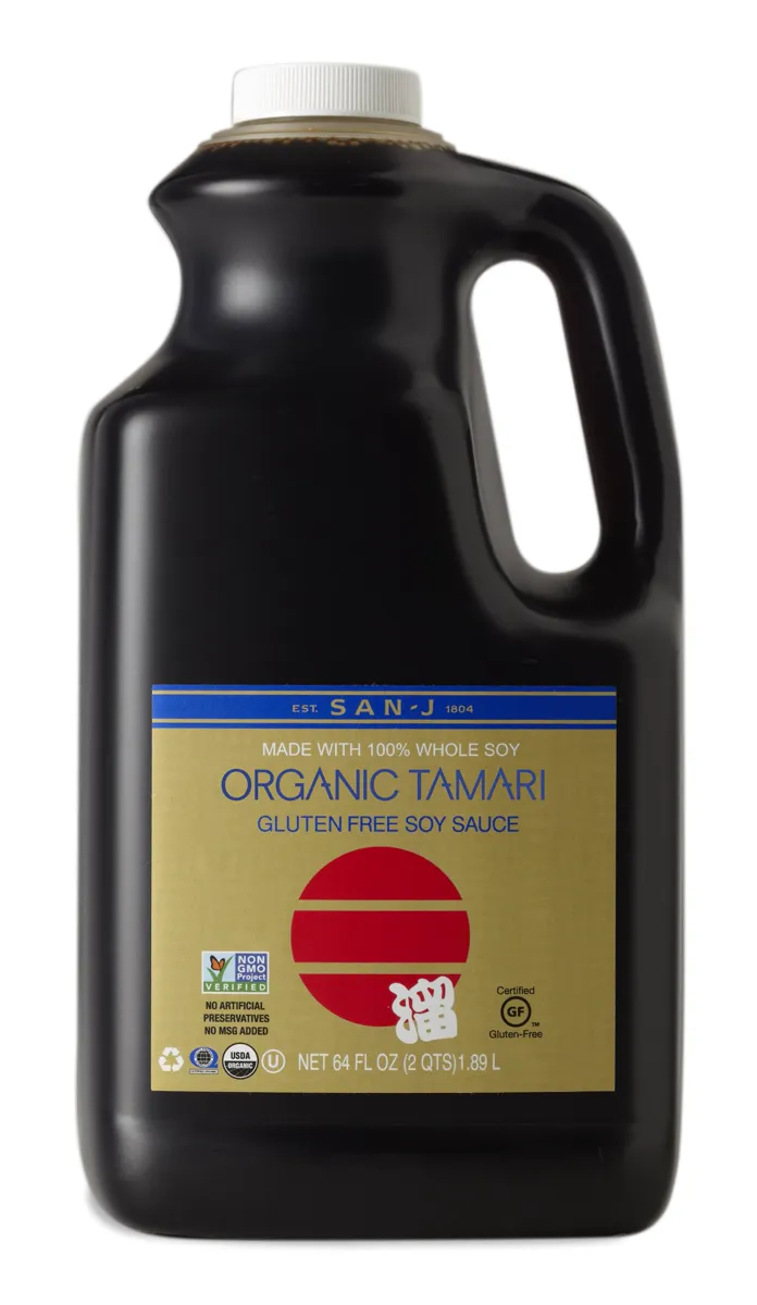San-j органічний тамарі без глютену соєвий соус Gold Label, 64 унції