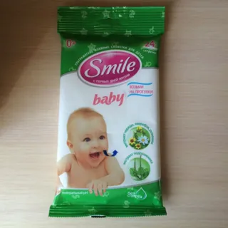Smile Baby Herbal Wet Wipes 24pcs — photo 4