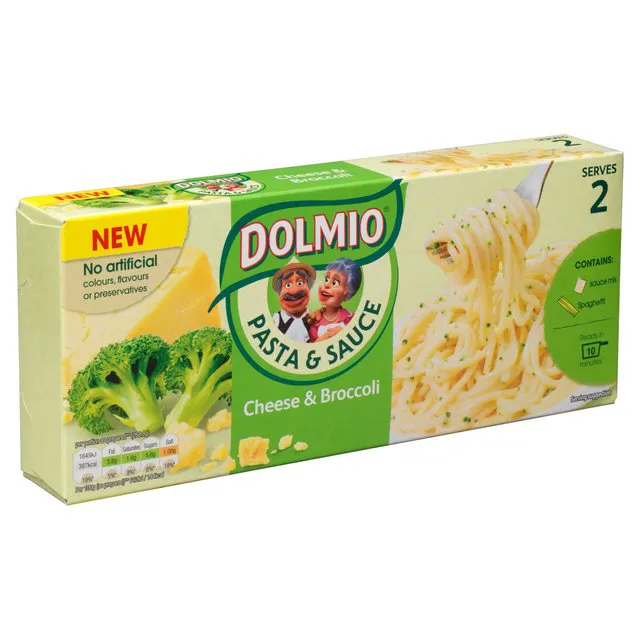 Dolmio Pasta with Cheese Sauce and Broccoli