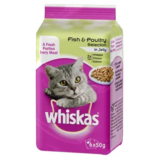 Whiskas Cat Pouch Fish and Poultry in Jelly — photo 2