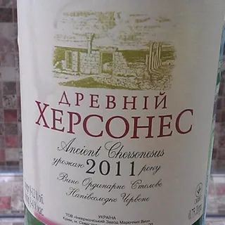 Inkerman Drevniy Khersones Red Semi-Sweet Wine 0.75L — photo 4