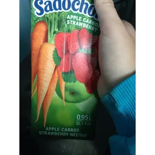 Sadochok Apple-Carrot-Strawberry Nectar 0.95 L — photo 2