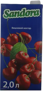 Sandora Cherry Nectar Clarified Pasteurized 2L — photo 9
