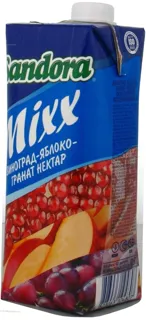 Sandora Nectar Mix Grape-Apple-Pomegranate Clarified Pasteurized Tetra Pak 500ml — photo 3