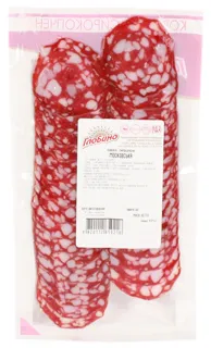 Globino Moscow Dry-Cured Sausage Premium Vacuum Packed Sliced 80g — photo 2