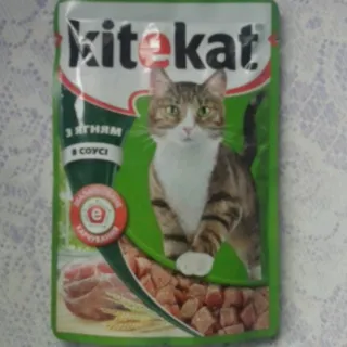 Kitekat wet cat food Lamb in sauce 100g — photo 6
