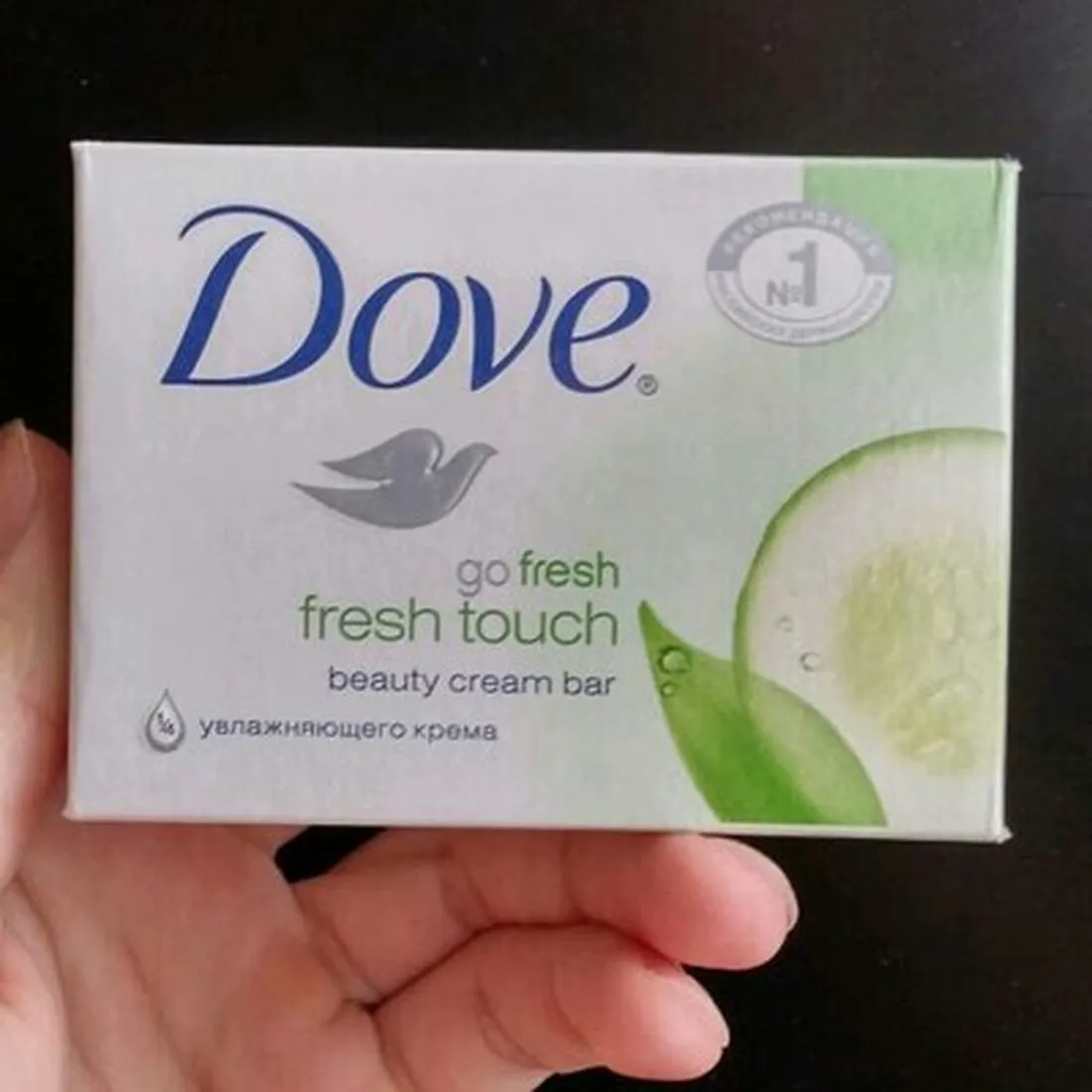 Крем-мило Dove Cream Bar Дотик свіжості, картонна упаковка, 135г