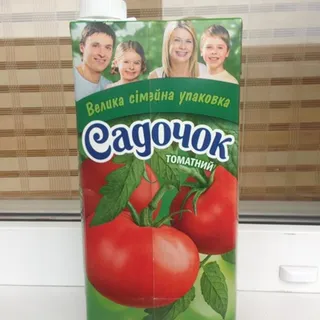 Sadochok Tomato Juice with Salt Tetra Pak 1.93L — photo 2