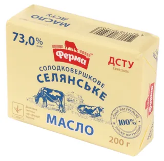 Ferma Selianskoe Sweet Cream Butter 73% 200g — photo 2