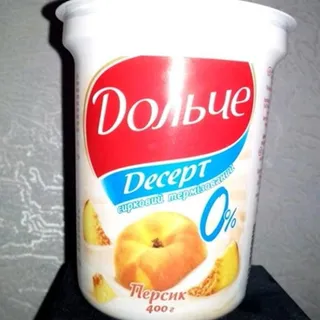 Dolche curd dessert with peach filling 0.2% 400g — photo 6