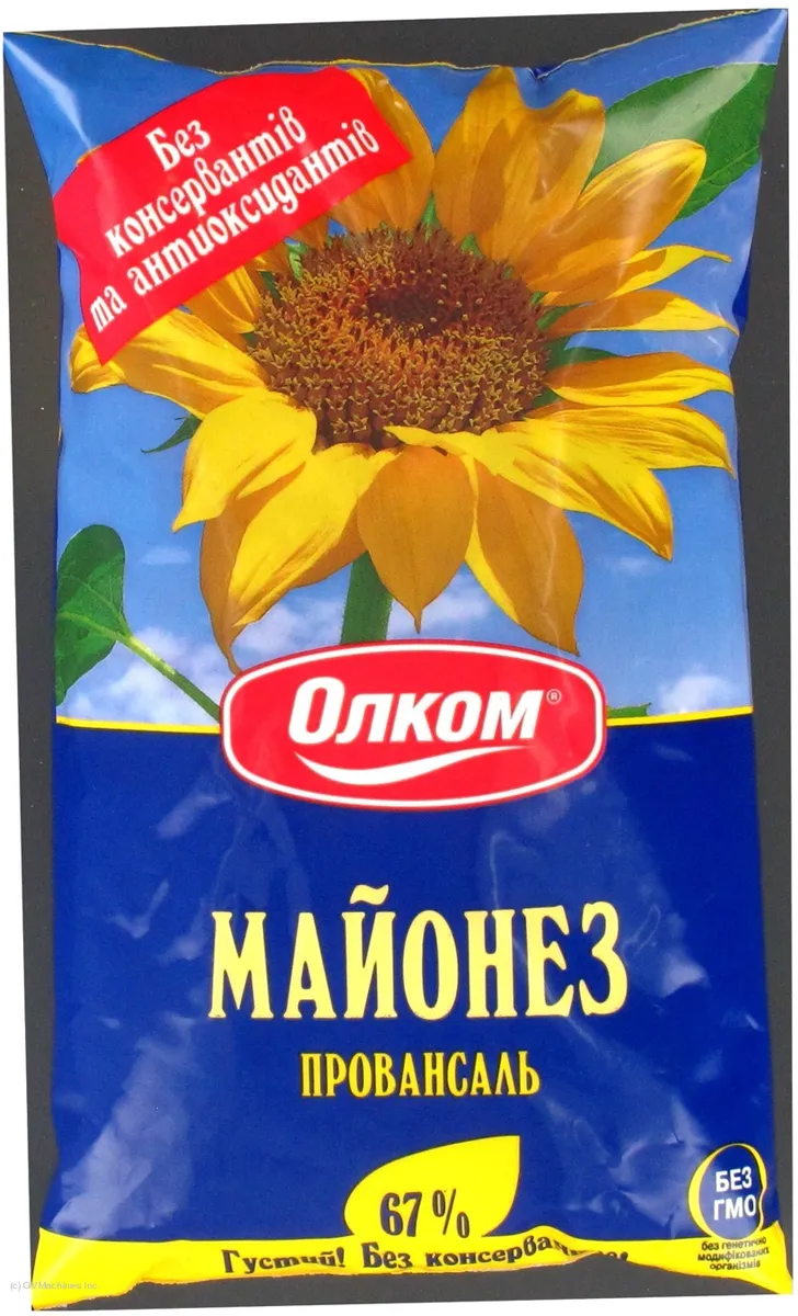 Майонез Олком Провансаль 67% плівка 650г
